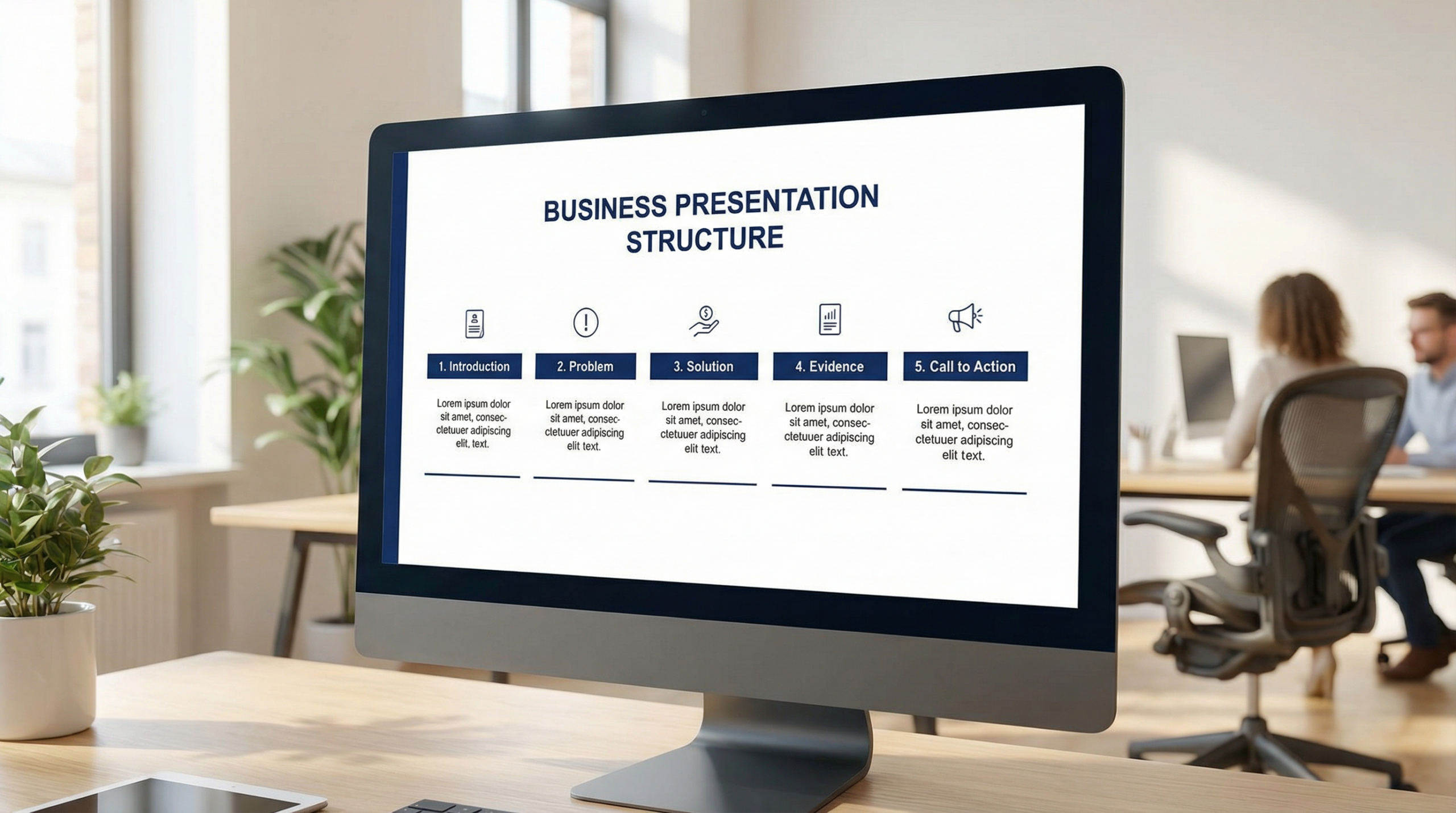 how to structure a business presentation example 2