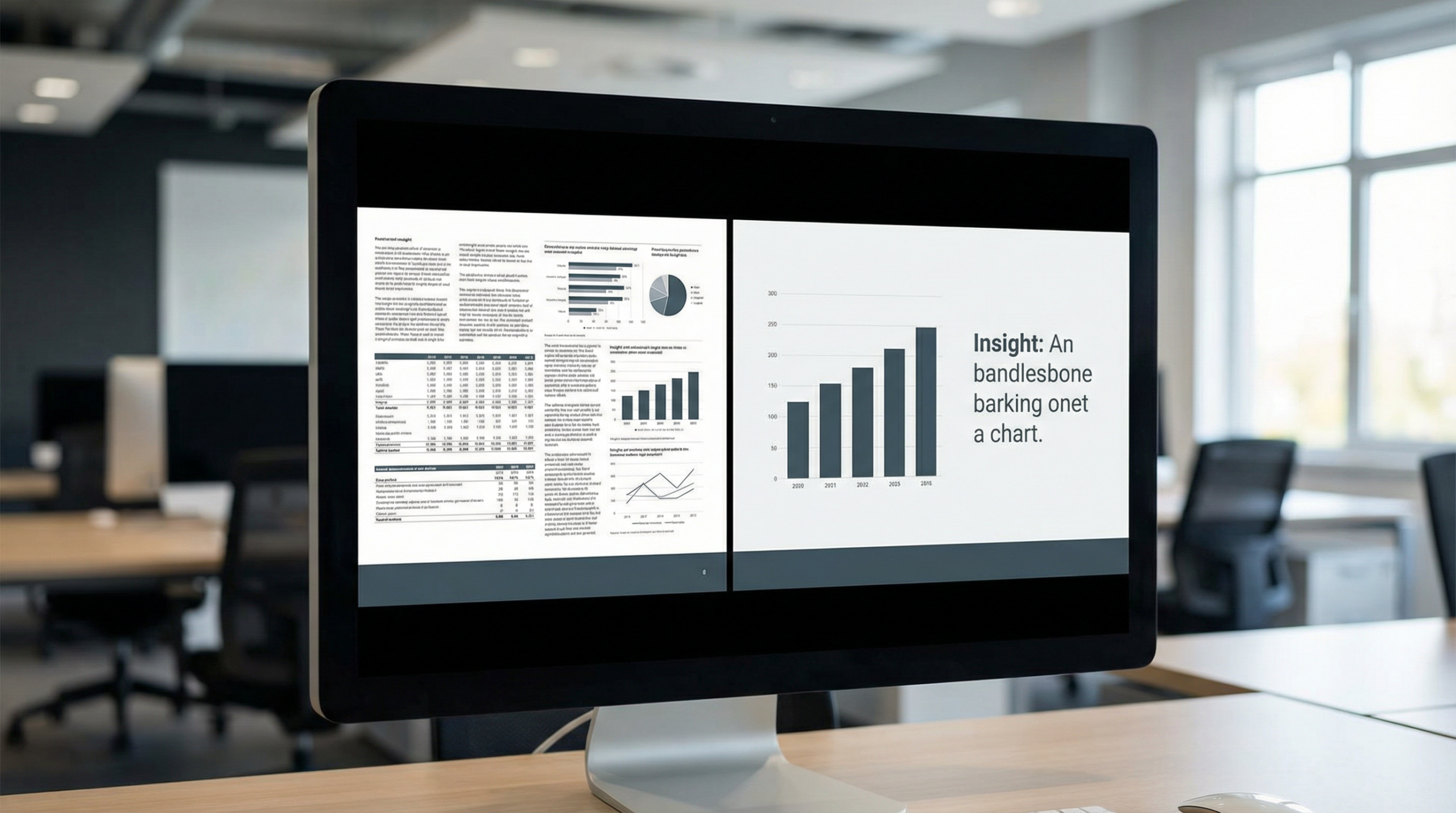 Before and after comparison of cluttered vs clean data slide