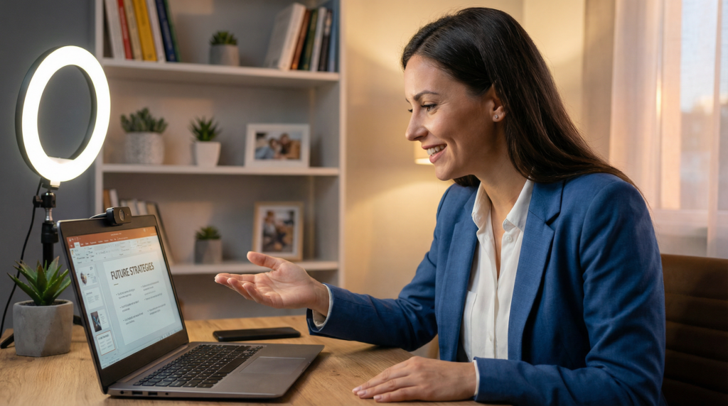 how to present remotely hero