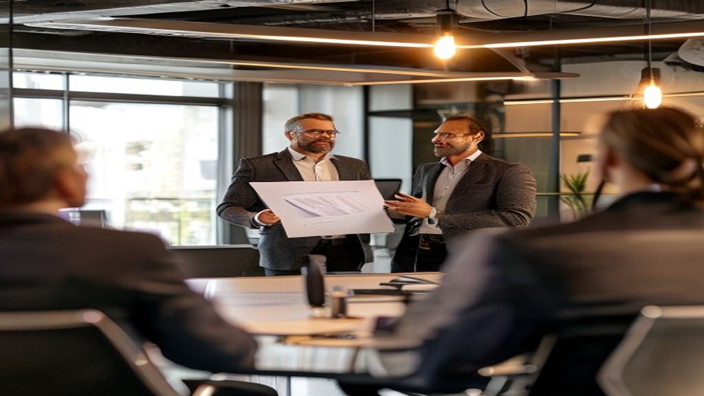 Founder presenting pitch deck, illustrating common pitch deck mistakes founders make during investor meeting