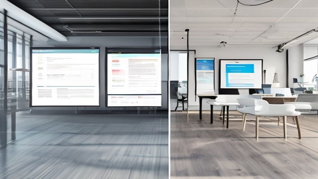 Professional consultant presenting a custom white label deck to a client in a boardroom