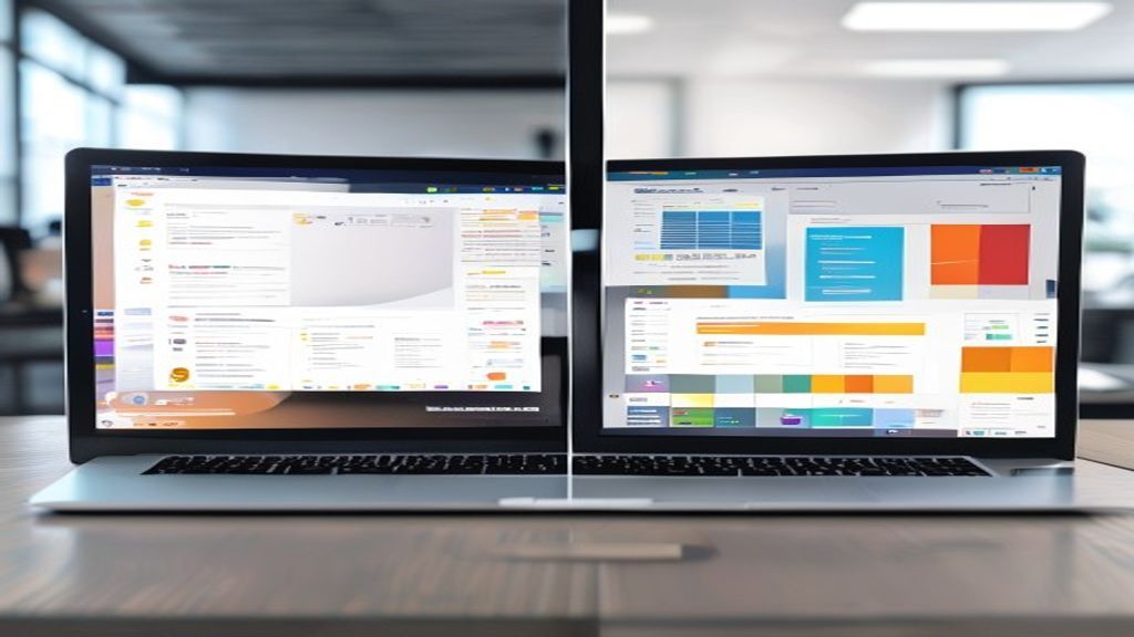 Remote presentation slides showing large typography and white space for better readability on small screens